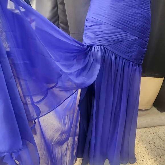 Prom Dress. Blue. US 6. - Picture 5 of 5